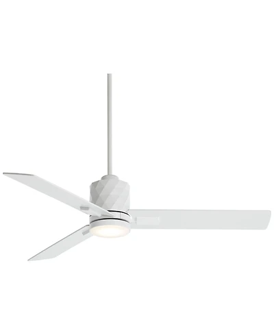 Casa Vieja 54 inch Lex Matte Led Ceiling Fan with Remote