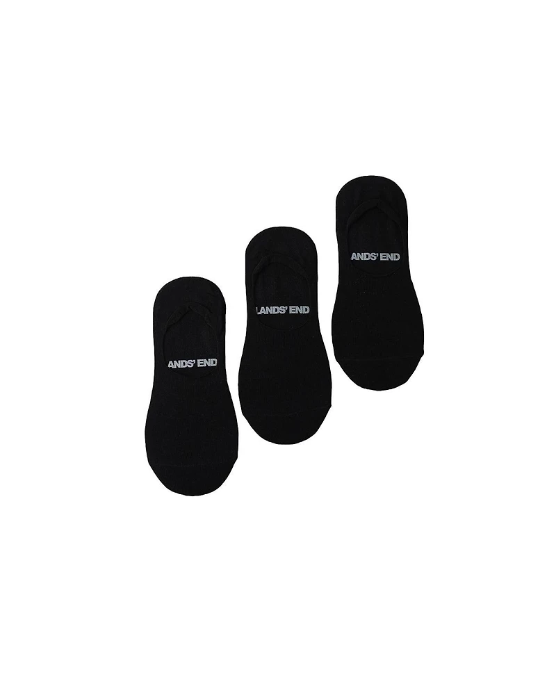 Lands' End Men's 3-Pack Cotton Midcut Liners