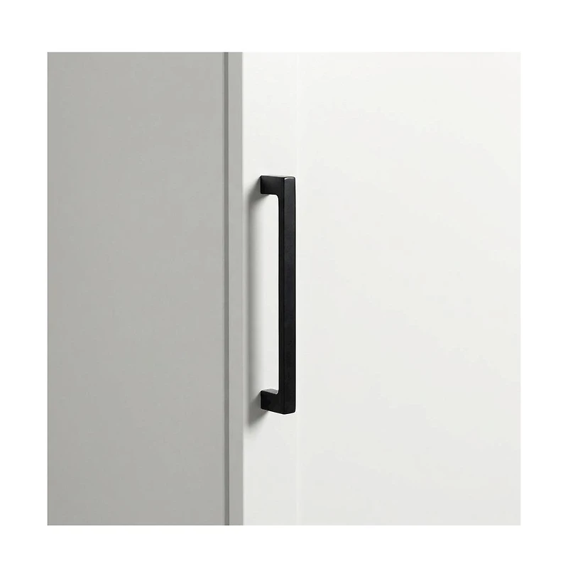 Starlight Canyon Home White Storage Cabinet With Soft Finish And Contemporary Style