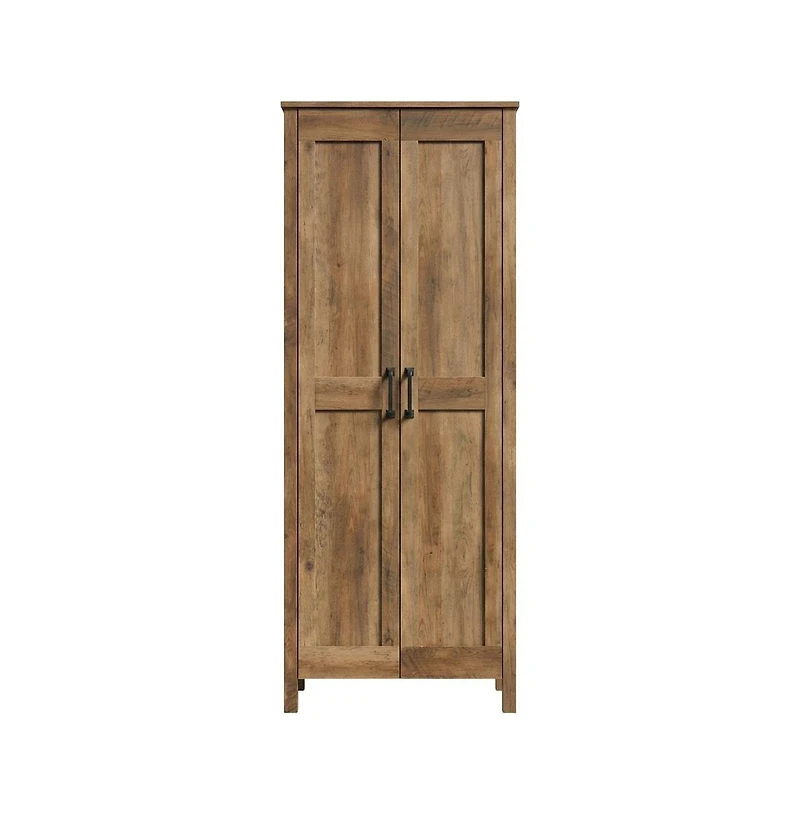 Starlight Canyon Home Rustic Pine Finish Storage Cabinet With Country Style And Sturdy Construction