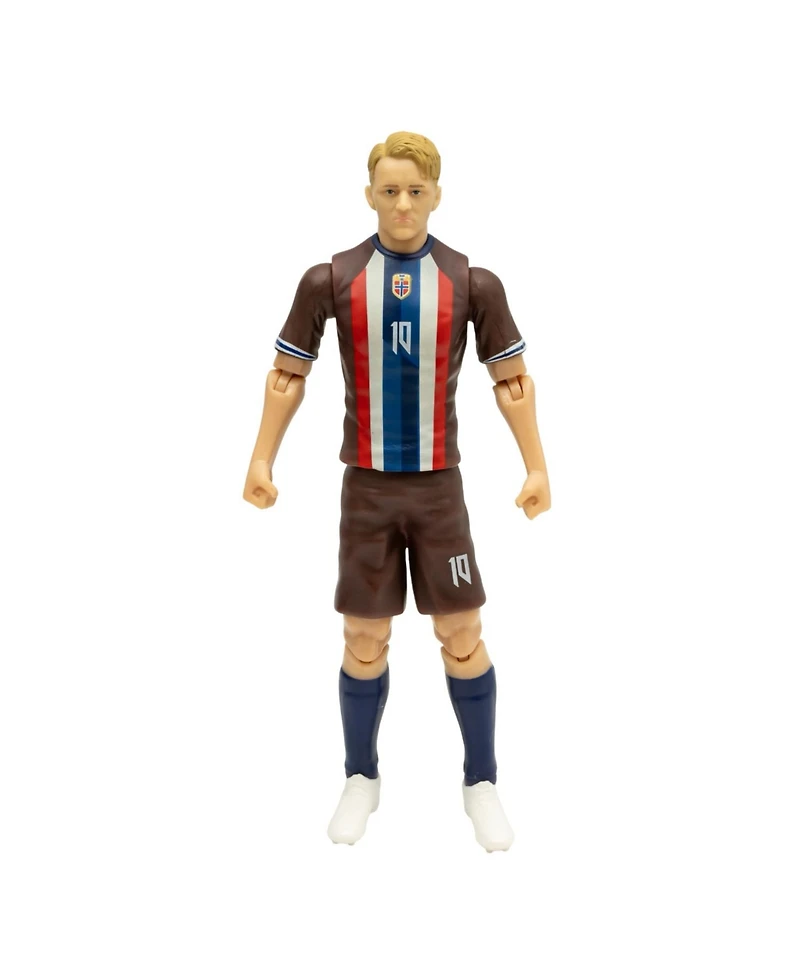 Banbo Toys Sockers Norway National Martin Ødegaard 8" Collectible Soccer Action Figure