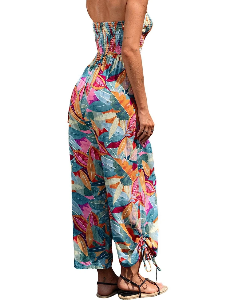 Cupshe Women's Paradise Found Tropical Jumpsuit