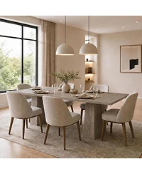 gaomon Modern 71-Inch Kitchen Dining Table for 6-8 People Family Use, for Kitchen