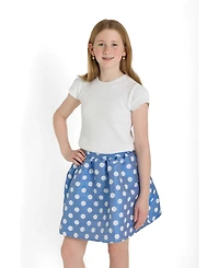Florence Eiseman Big Girls Ottoman Stripe Dot Skirt