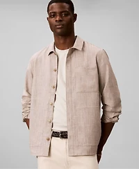 Calvin Klein Men's Linen Blend Overshirt