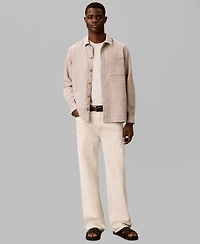 Calvin Klein Men's Linen Blend Overshirt