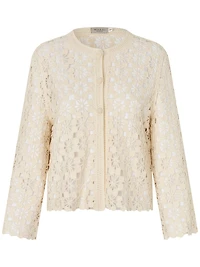 Masai Copenhagen Women's Malittalis Crochet Floral Cardigan