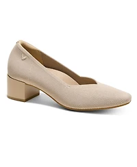 Vivaia Megan Square-Toe Stress Free Chunky Heels