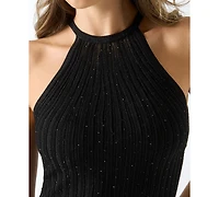 Guess Women's Perilla Sleeveless Sheer Yoke Sweater