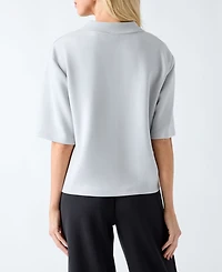 Guess Women's Lyra Short-Sleeve Polo Top
