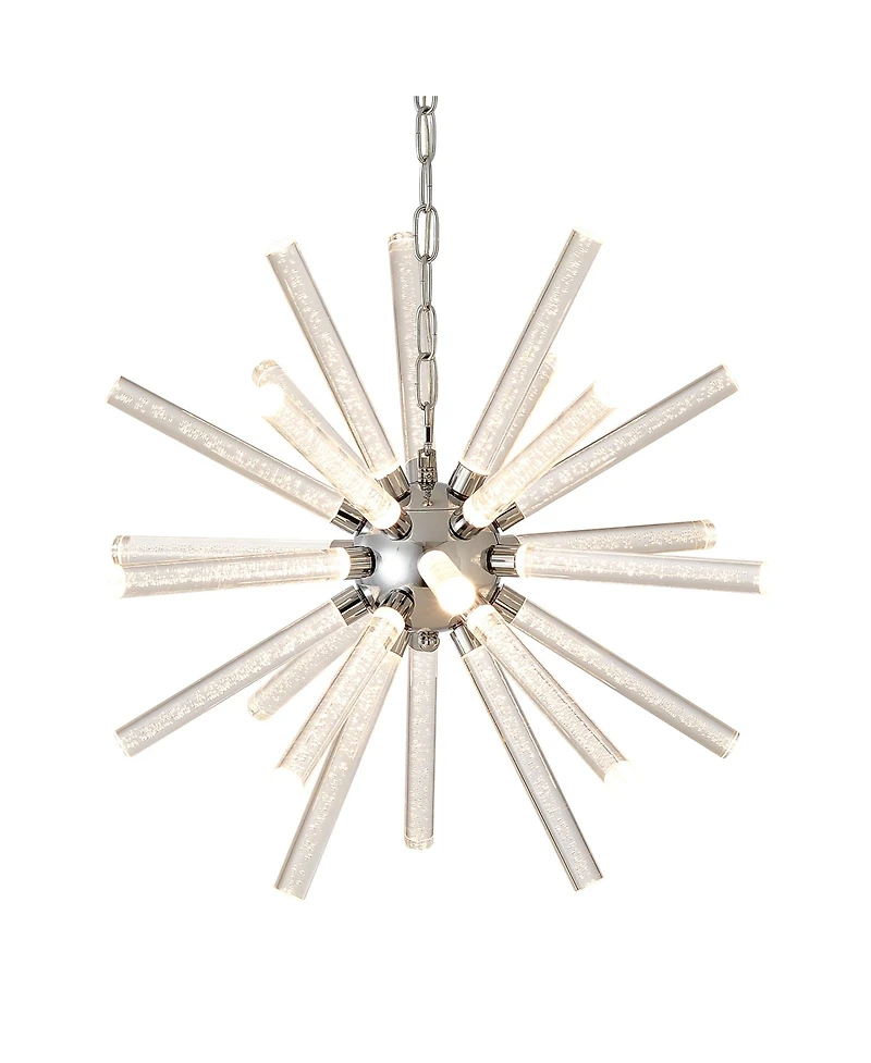 Midola 24-Light Bubble Pillar Chandelier,Adjustable Pendant Lights Living Room Dining Room Decoration Lamp Custom Hotel Project Lighting