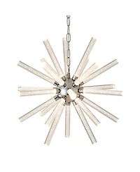 Midola 24-Light Bubble Pillar Chandelier,Adjustable Pendant Lights Living Room Dining Room Decoration Lamp Custom Hotel Project Lighting