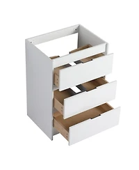 Sillysis 71 Inch Freestanding Bathroom Vanity with Resin Sink, Modern Storage Cabinets, Wall Cabinets, Soft Close Drawers