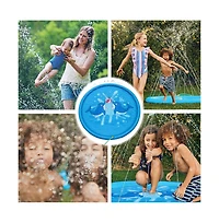 Cowin Splash Pad 67" Sprinkler Play Mat Kid Dog Pad Sprinkler Pool Backyard Water Mat