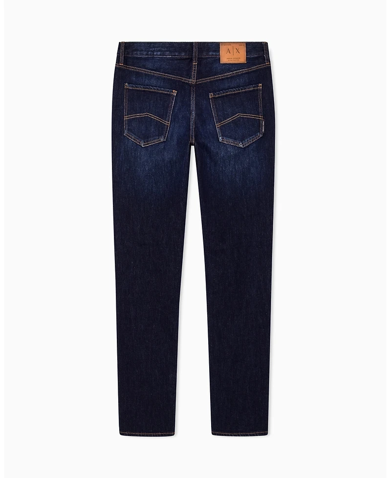 A|X Armani Exchange Men's Slim-Fit Comfort Poly-Cotton Denim Jeans