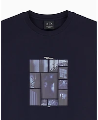 A|X Armani Exchange Men's Slim Fit Collage Box T-Shirt