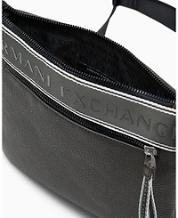A|X Armani Exchange Men's Taping Flat Crossbody Bag