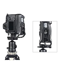 SunwayFoto Dedicated L-Bracket with Battery Grip for Nikon D850 Camera