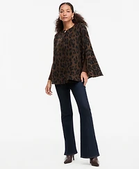 I.n.c. International Concepts Women's Leopard-Print Topper, Macy's Exclusive