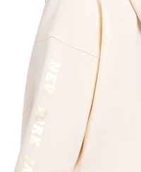Starter Women's Cream New York Yankees Pastel Relaxed Hoodie