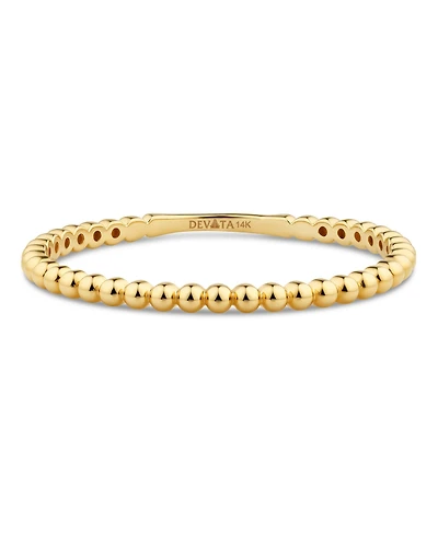 Devata Beaded Ball Ring 14K Gold