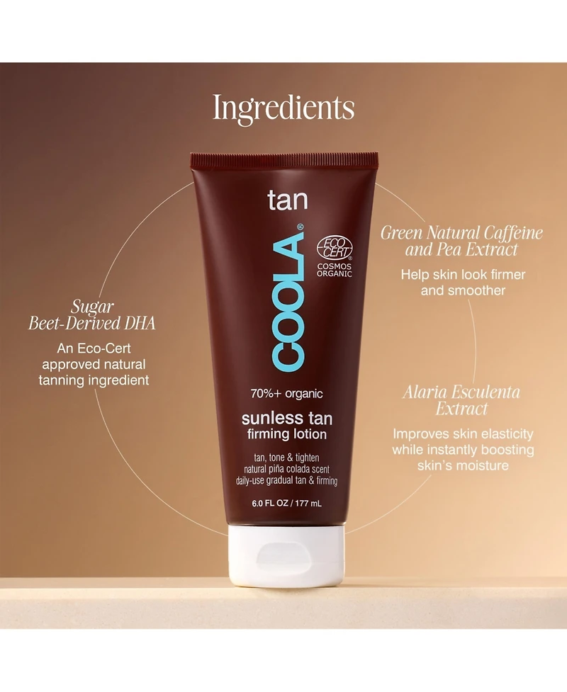 Coola Sunless Tan Firming Lotion, 6 oz.