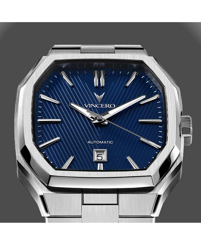 Vincero Mens Inception Automatic Watch 38mm Stainless Steel