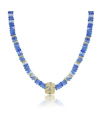 The Lovery Bead Rondel Necklace 18K Gold Plated Over Brass
