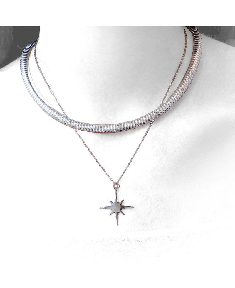 The Lovery Starburst Necklace Sterling Silver