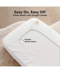 KeaBabies Protect+ Waterproof Bassinet Mattress Protector, Mavy Bassinet Waterproof Cover for Baby Delight Dreamer Bedside Sleeper, 32x21