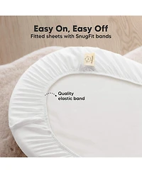 KeaBabies Protect+ Waterproof Bassinet Mattress Protector, Mavy Bassinet Waterproof Cover for Halo BassiNest Swivel Sleeper, 30x18