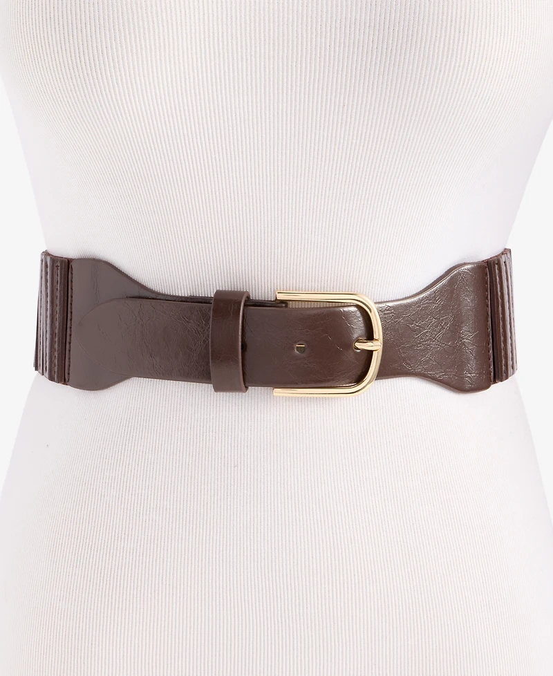 I.n.c. International Concepts Stretch Segmented Panel Belt, Macy's Exclusive