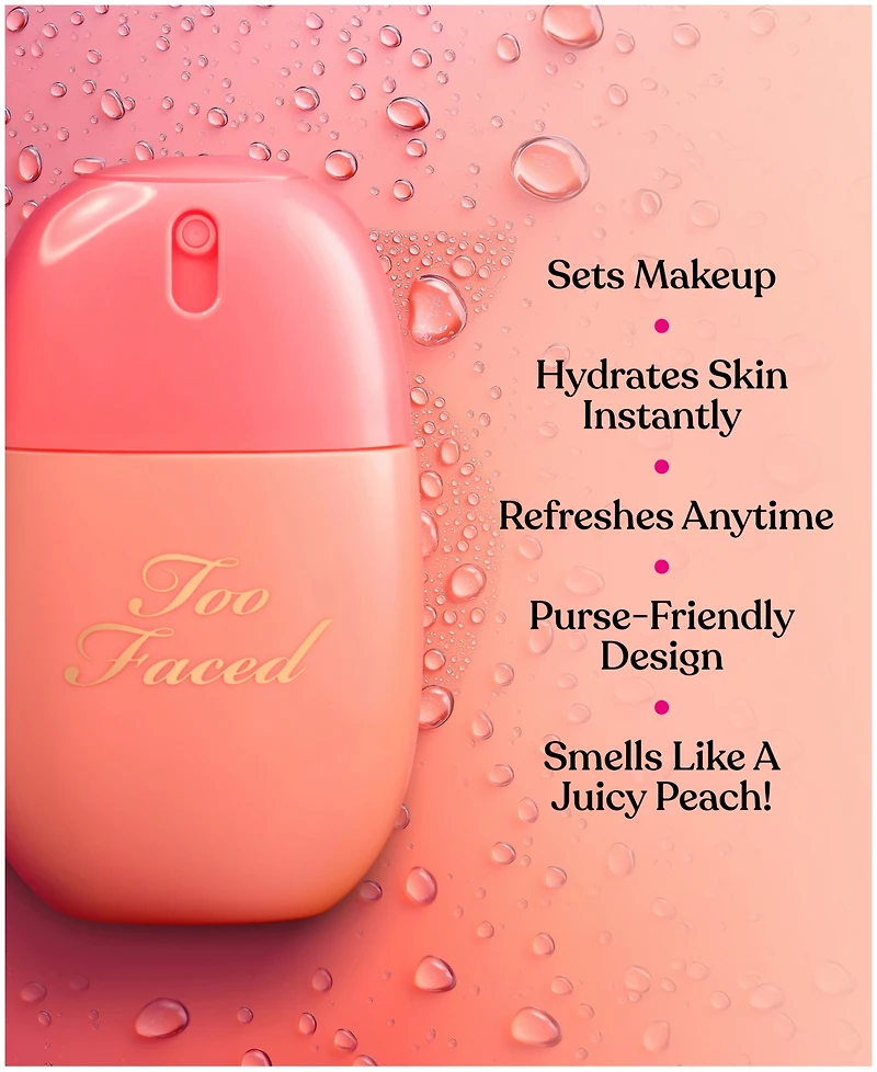 Too Faced Peach Mist Hydrating Setting Spray, 1.7 oz.