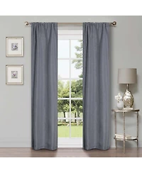 Superior Linen Semi Blackout Rod Pocket Washable Room Darkening Curtains