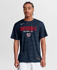 Nike Men's Navy Washington Nationals Authentic Collection Velocity Dri-fit T-Shirt