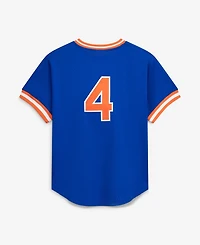 Mitchell & Ness Men's Lenny Dykstra Royal New York Mets Authentic Batting Practice Jersey