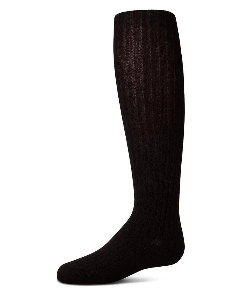 MeMoi Girls 3 Pack Classic Ribbed Cotton-Rich Knee Socks