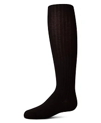 MeMoi Girls 3 Pack Classic Ribbed Cotton-Rich Knee Socks