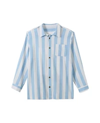 KingSize Men's Big and Tall Long Sleeve Linen Shirt