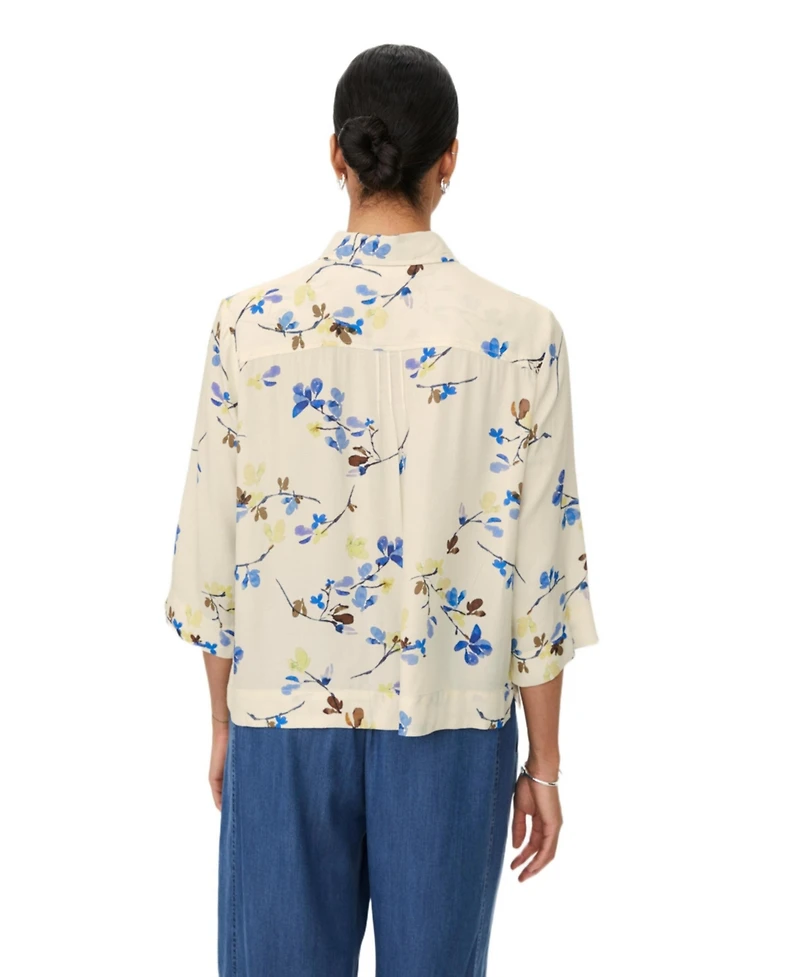 Masai Copenhagen Women's MaIbilisan Floral Print Blouse