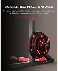 Harison Heavy Duty Squat Rack, Adjustable Barbell Rack for Home Gym, Power Rack (Hrm-G30812)