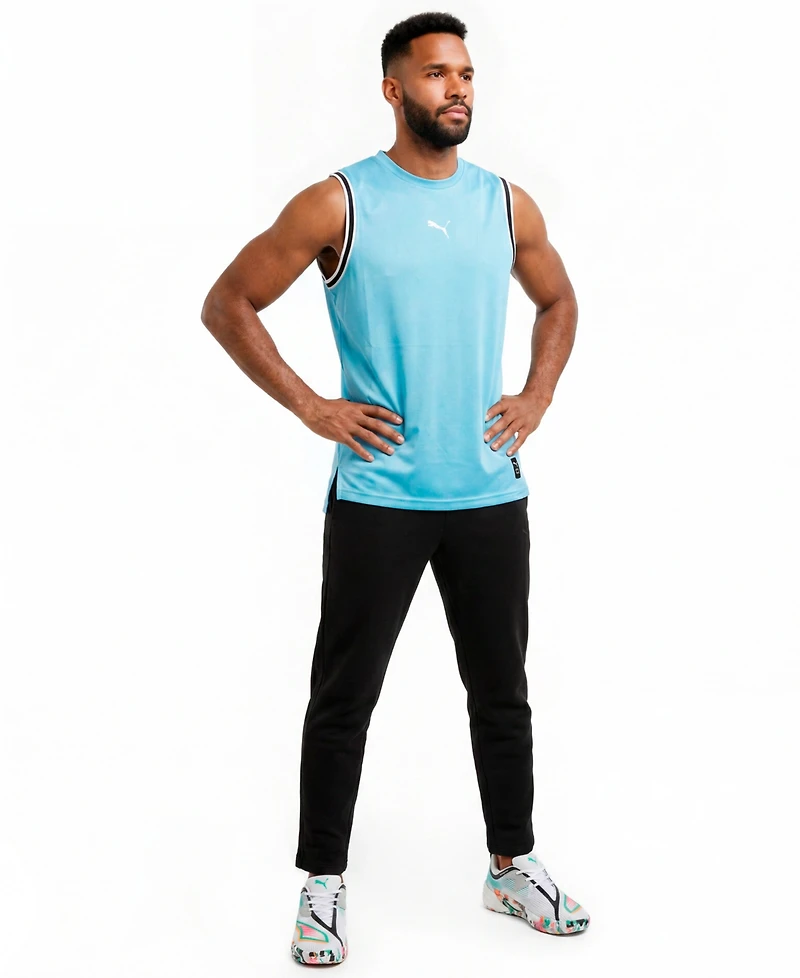 Puma Men's Winning Shot Regular-Fit Mesh Logo Tank Top
