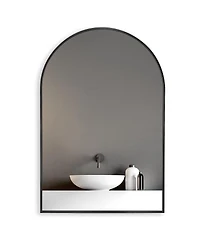 Laoties 20" x 30" Arched Wall Mirror for Entryway, Bedroom and Living Room
