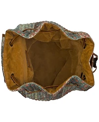 Patricia Nash Arezzo Nordic Patchwork Cotton Backpack