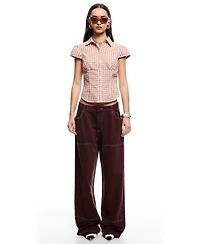 Lioness Women's Mon Cheri Short-Sleeve Blouse