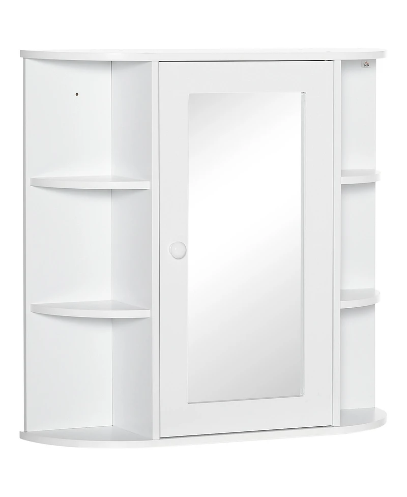 Phying Wall Mounted Bathroom Mirror Cabinet Medicine Cabinet with Multiple Storage Shelves for Bathroom Organizer
