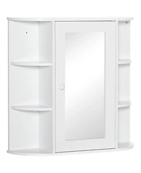 Phying Wall Mounted Bathroom Mirror Cabinet Medicine Cabinet with Multiple Storage Shelves for Bathroom Organizer