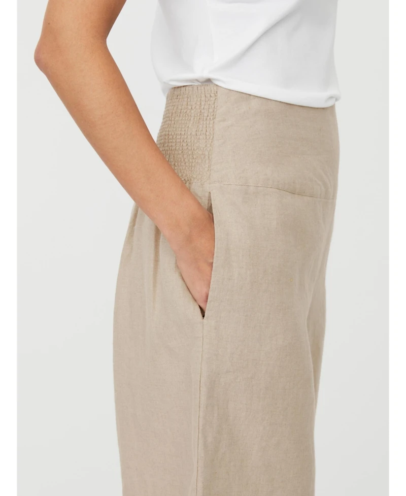 Masai Copenhagen Women's Mapinja Smock Waist Linen Shorts