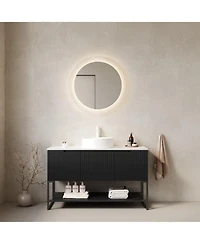 Phying 48 Inch Freestanding Bathroom Vanity with Sink Modern Storage Cabinet for Home Bathroom Decor
