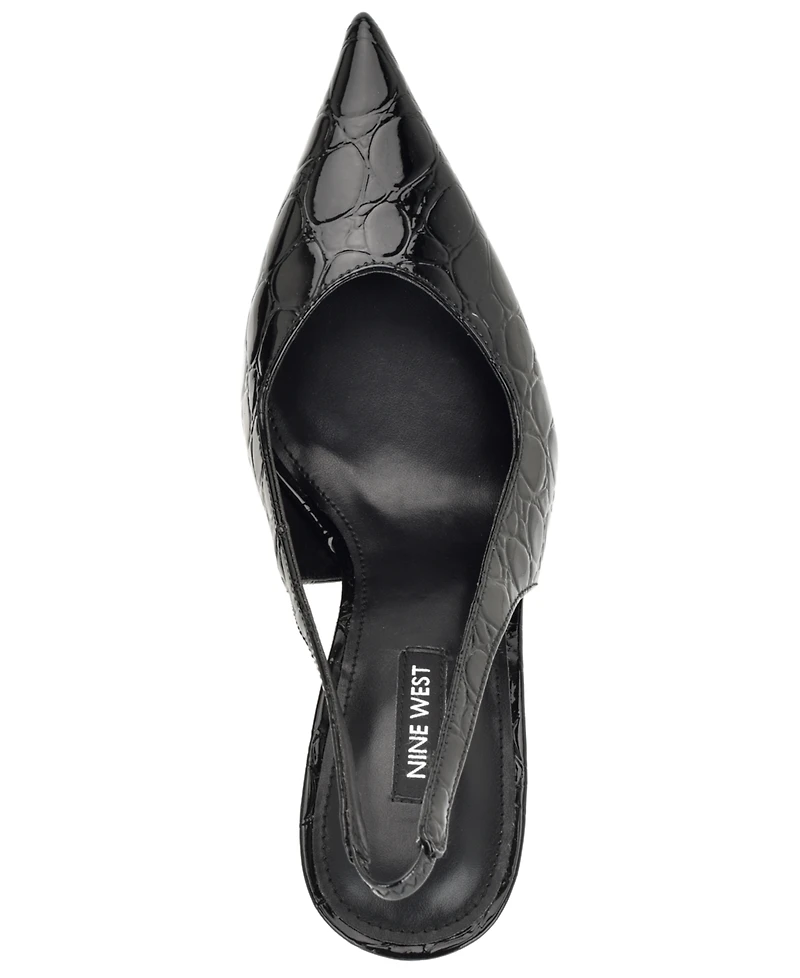 Nine West Women's Gerts Pointed Toe Slingback Dress Pumps